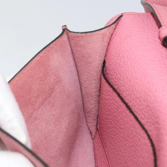 GUCCI New Jackie Shoulder Bag Leather Pink Silver - Picture 12 of 16